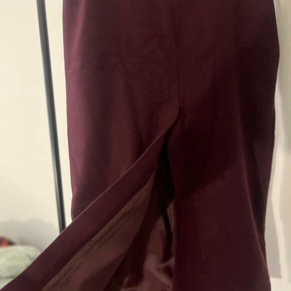 Mango - Italian Wool with Slit - Purple Size 8 - Picture 4 of 5